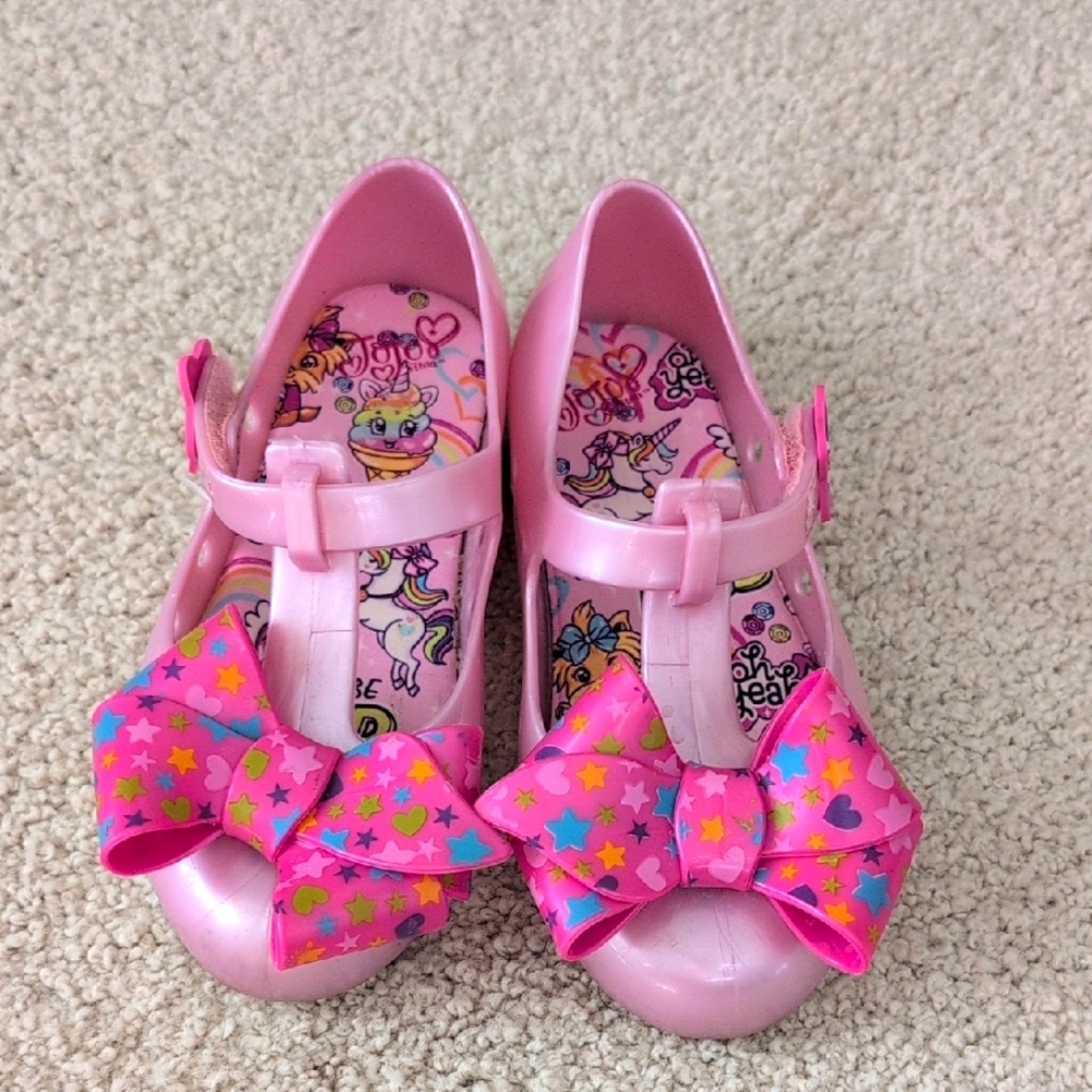 Jojo Siwa Kids Pink Shoes with Bow Size 10